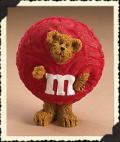M&M's Red Peeker - Click for Licensed Bearstones