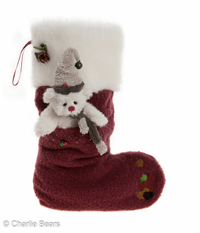 Berry Red Christmas Stocking