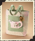 Ella Rose's Watering Can Tote with Bear