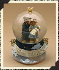 James and Kathleen with Baby Blessings...The Christening Water Globe